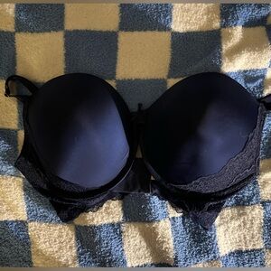 NWOT Victoria’s Secret Demi Angles Push Up Bra Navy Blue